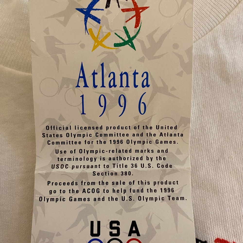 Atlanta 1996 Olympic Tee Shirt - Picture 5 of 5